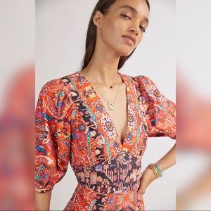 Anthropologie Floral Maxi Dress